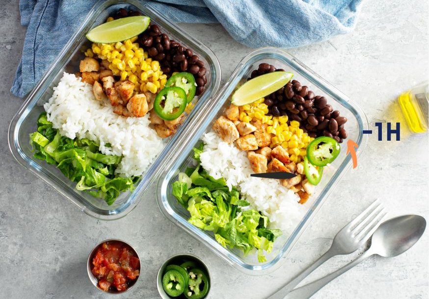 Meal prep con Acqua Sorgesana oligominerale