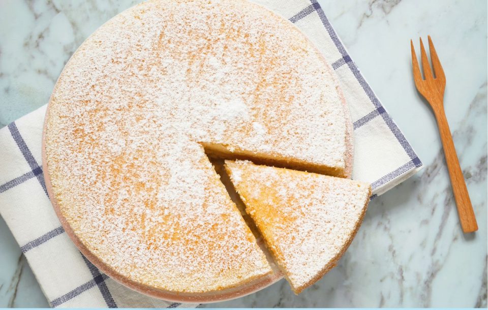 torta vegana all'acqua | Acqua naturale Sorgesana