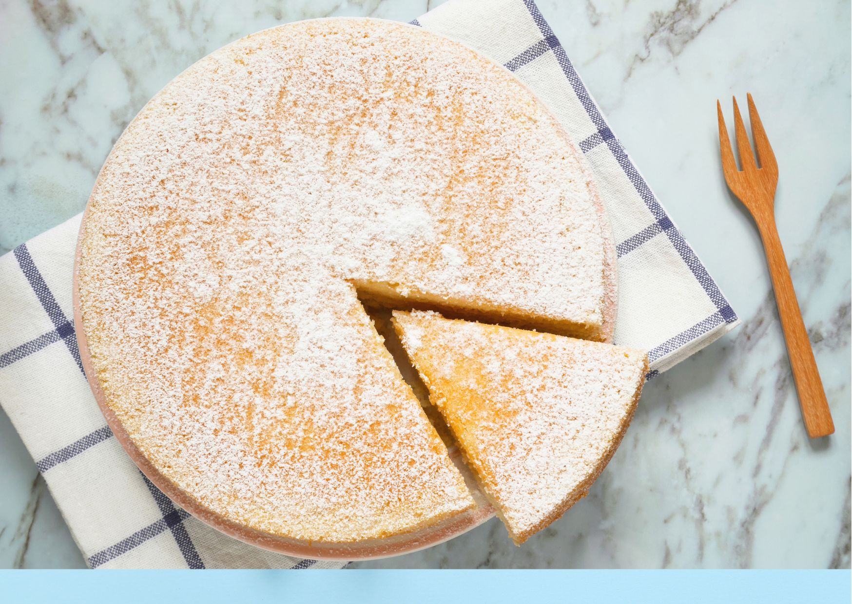 torta vegana all'acqua | Acqua naturale Sorgesana