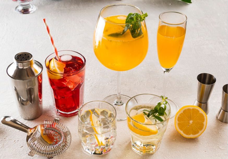 Cocktail con acqua frizzante | Acqua Sorgesana