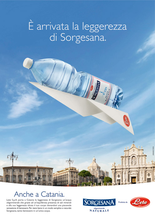 Acqua Sorgesana pubblicità 2008-12