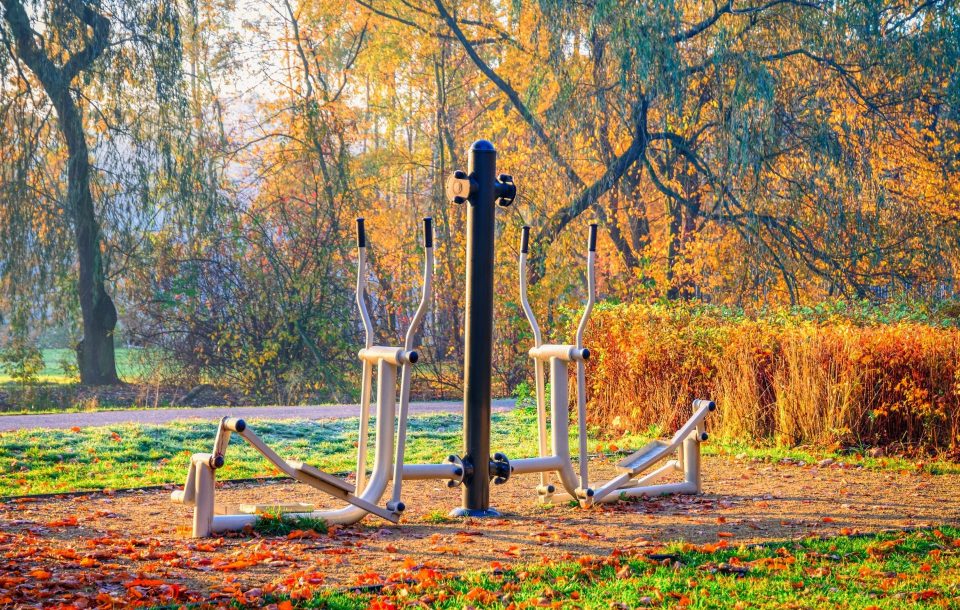 palestra o outdoor in autunno