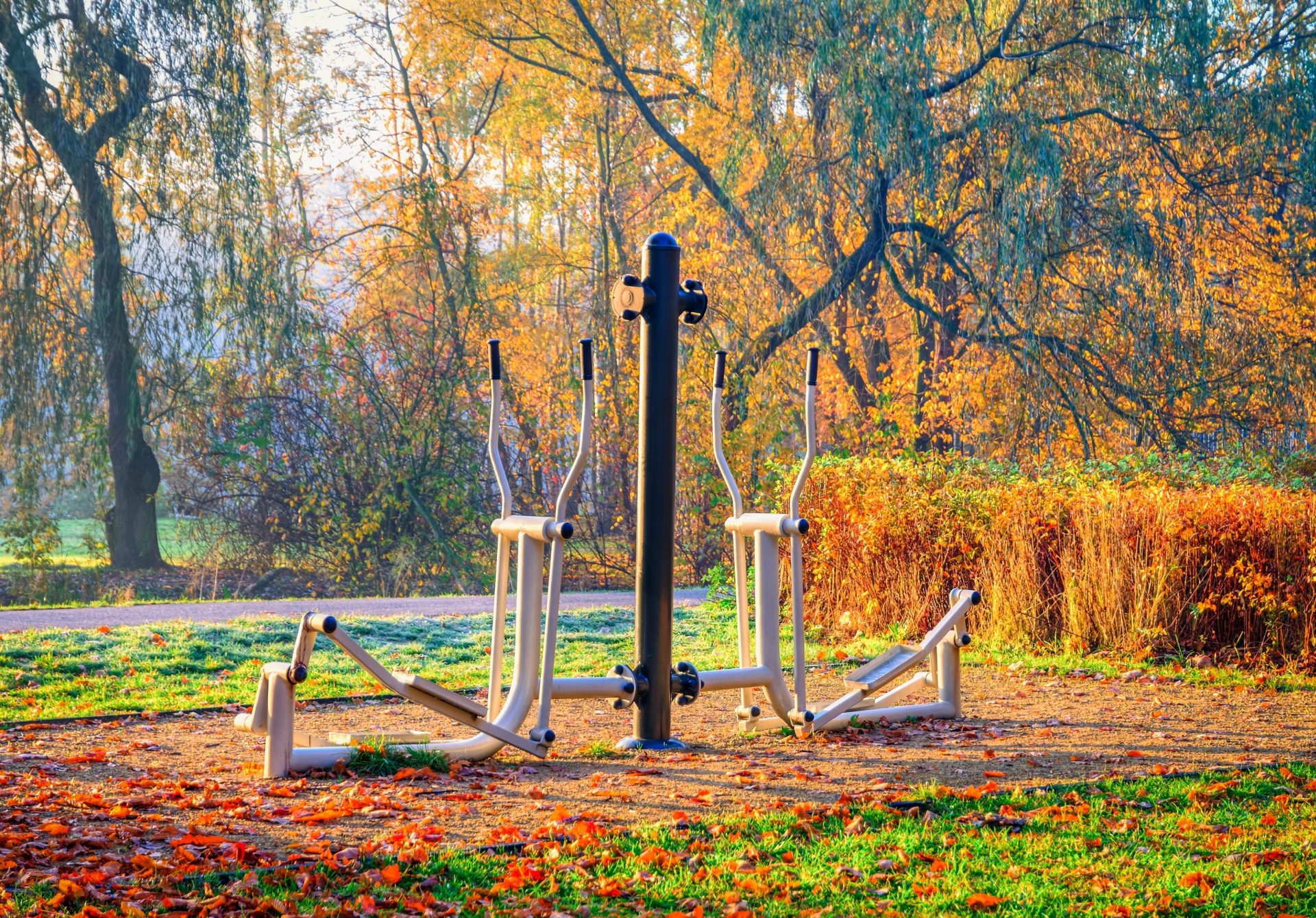 palestra o outdoor in autunno